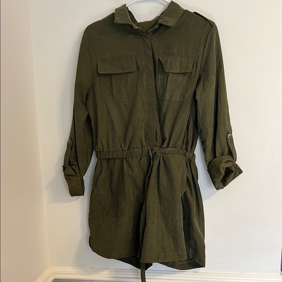 Amazon Pants - Olive Green Women's Romper